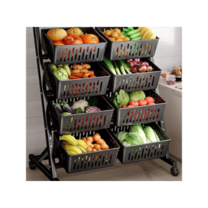 Kitchen Vegetable basket rack 4 layer