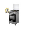 Nunix 50×55 Standing Cooker 3 Gas + 1 Electric Burner & Electric Oven (KZ-560)