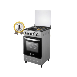 Nunix 50×55 Standing Cooker 3 Gas + 1 Electric Burner & Electric Oven (KZ-560)